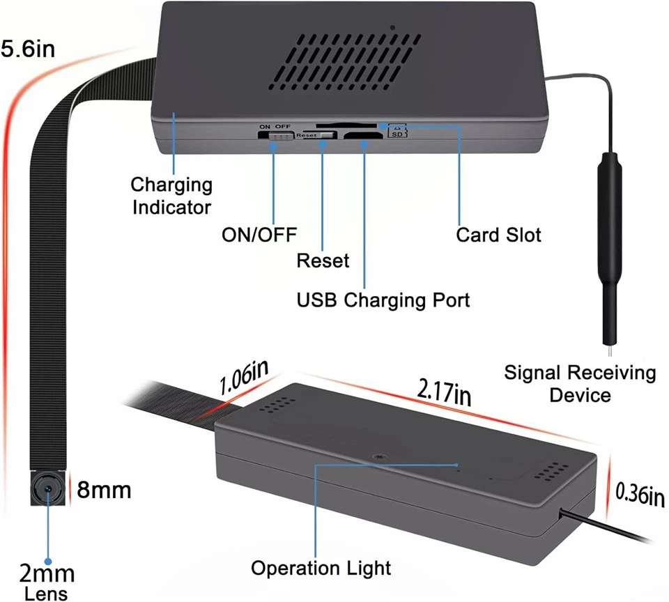 S81 DIY Hidden Camera WiFi Module — 4K/1080P Pinhole Camera With Flexible Power Options suppliers